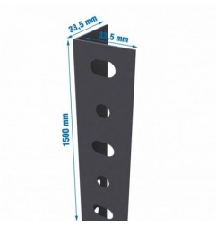 PERFIL SCLASSIC P/35 1500 ANTRACITA