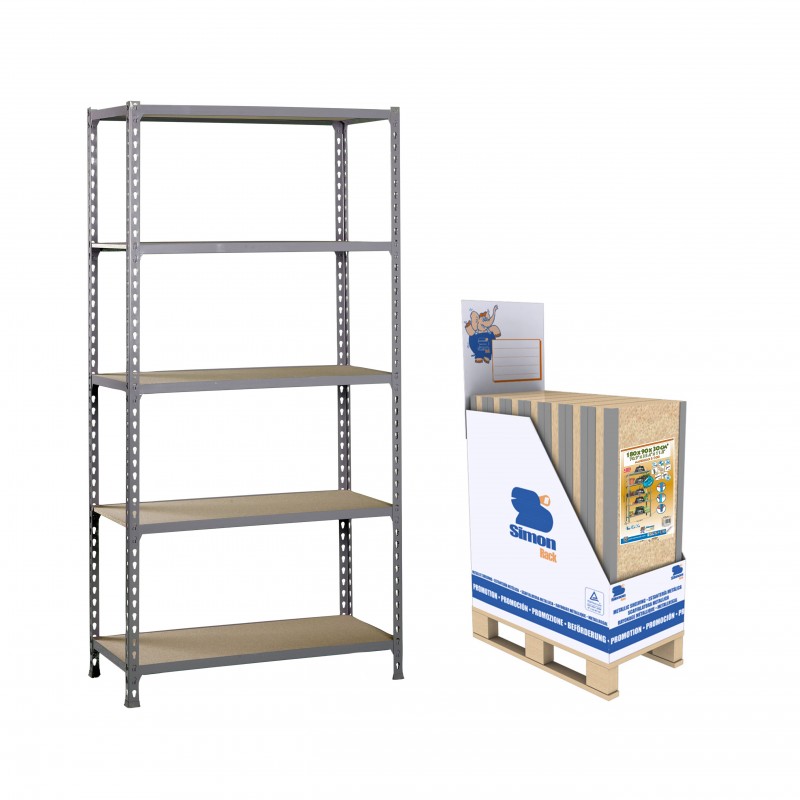 MINIPROMOBOX 16 MADERCLICK 5/300 GRIS/MADERA