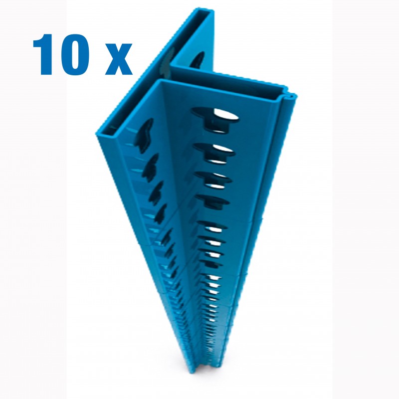 PACK 10 PERFIL OFFICLICK 1000 AZUL