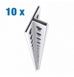 PACK 10 PERFIL OFFICLICK 1000 BLANCO