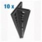 PACK 10 PERFIL OFFICLICK 1500 GRIS
