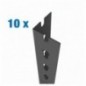 PACK 10 PERFIL SCLICK P/35 2000 GRIS