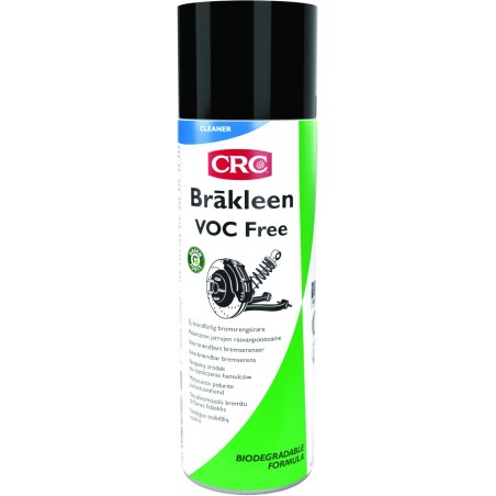 BRAKLEEN VOC FREE: Desengrasante seguro para piezas de frenos sin componentes orgánicos volátiles (COV) nocivos