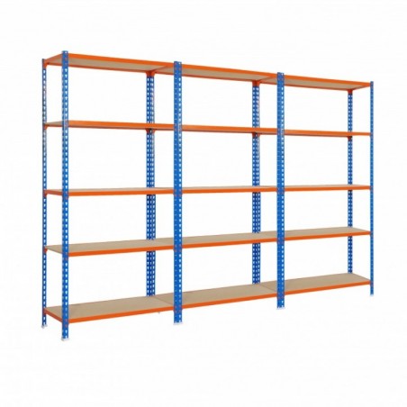 PACK 3 MADERCLICK 5/400 AZUL/NARANJA/MADERA