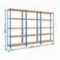 PACK 3 MADERCLICK 5/400 AZUL/NARANJA/MADERA