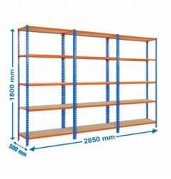 PACK 3 MADERCLICK 5/500 AZUL/NARANJA/MADERA