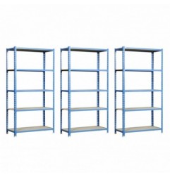 PACK 3 MADERCLICK PLUS 5/400 AZUL/MADERA
