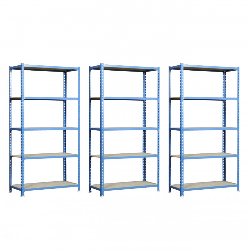 PACK 3 MADERCLICK PLUS 5/400 AZUL/MADERA