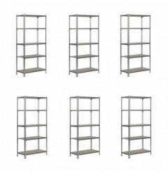 PACK 6 MADERCLICK MINI 5/400 GALVANIZADA