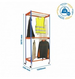 SIMONCLOTHING DOUBLE MOB. 3/309075 AZUL/NARANJ