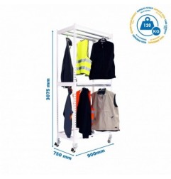 SIMONCLOTHING DOUBLE MOB. 3/309075 BLANCO
