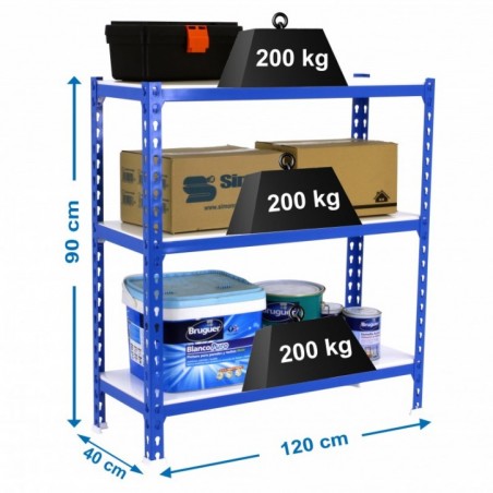 SIMONCLICK MEGAPLUS 3/400 900 AZUL/BLANCO