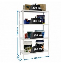 SIMONCLICK MEGAPLUS 4/300 1500 BLANCO/BLANCO