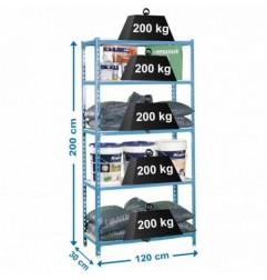 SIMONCLICK MEGAPLUS 5/300 AZUL/BLANCO
