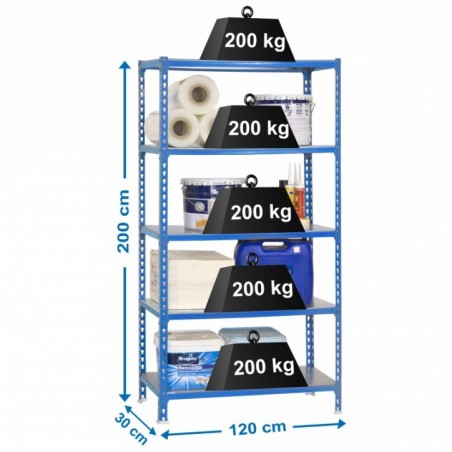 SIMONCLICK MEGAPLUS 5/300 AZUL/GALVA
