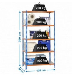 SIMONCLICK MEGAPLUS 5/300 AZUL/NARANJA/GALVA