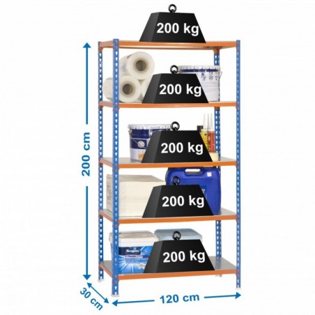 SIMONCLICK MEGAPLUS 5/300 AZUL/NARANJA/GALVA