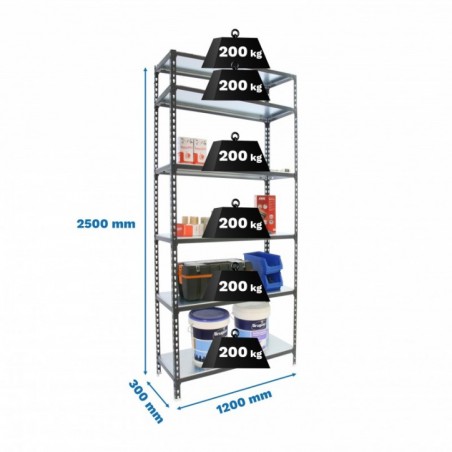 SIMONCLICK MEGAPLUS 6/300 2500 ANTRACITA/BLAN