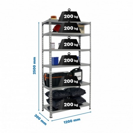 SIMONCLICK MEGAPLUS 6/300 2500 GRIS/GRIS