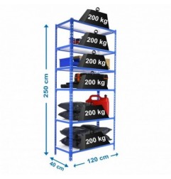 SIMONCLICK MEGAPLUS 6/400 2500 AZUL/BLANCO