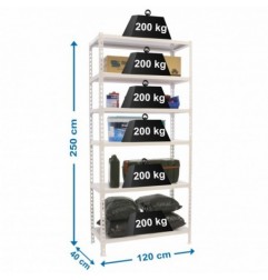 SIMONCLICK MEGAPLUS 6/400 2500 BLANCO/BLANCO