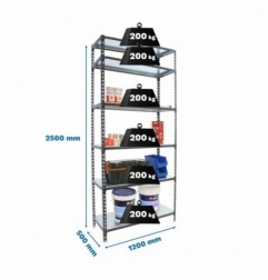 SIMONCLICK MEGAPLUS 6/500 2500 ANTRACITA/BLAN