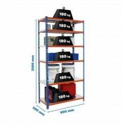 SIMONCLICK MINI 6/500 AZUL/NARANJA/GALVA