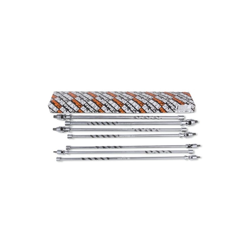 953TX/S8 Juego de 8 llaves en T Torx&reg, articuladas, cromadas