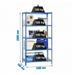 SIMONCLICK PLUS 5/500 AZUL/GALVA