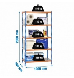 SIMONCLICK PLUS 5/500 AZUL/NARANJA/GALVA
