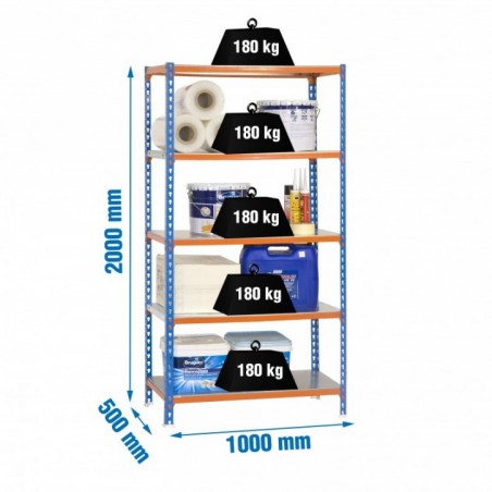 SIMONCLICK PLUS 5/500 AZUL/NARANJA/GALVA