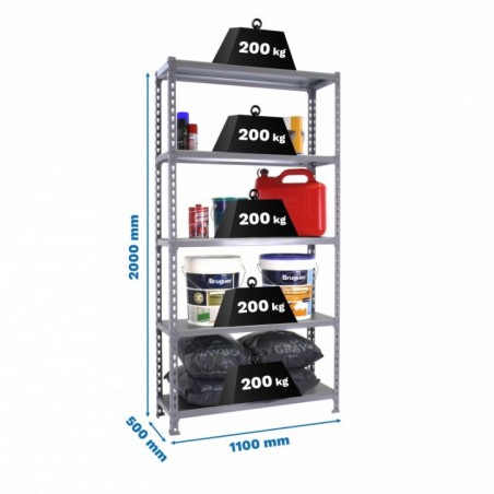 SIMONCLICK SUPERPLUS 5/500 GRIS/GRIS