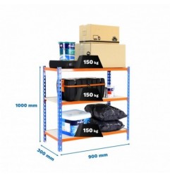 MADERCLICK 3/300 1000 AZUL/NARANJA/MADERA