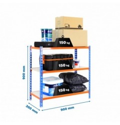 MADERCLICK 3/300 900 AZUL/NARANJA/MADERA