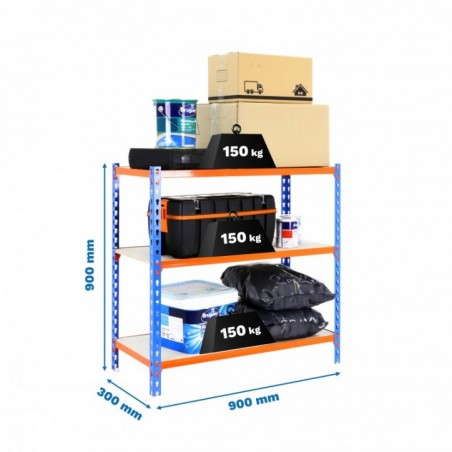 MADERCLICK 3/300 900 AZUL/NARANJA/MADERA
