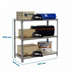 MADERCLICK 3/400 1000 GRIS/MADERA
