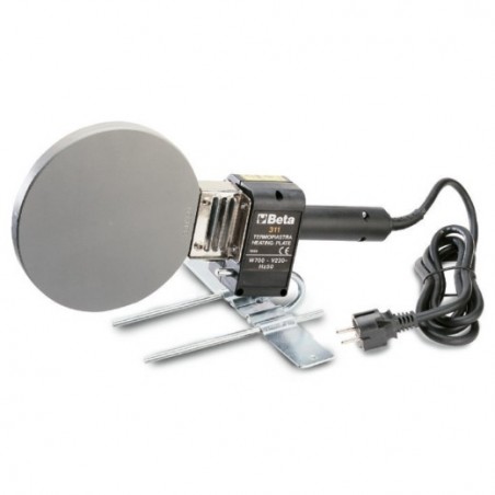 311/1 Termoplaca para soldadura manual recta e inclinada de tubos de plástico PE