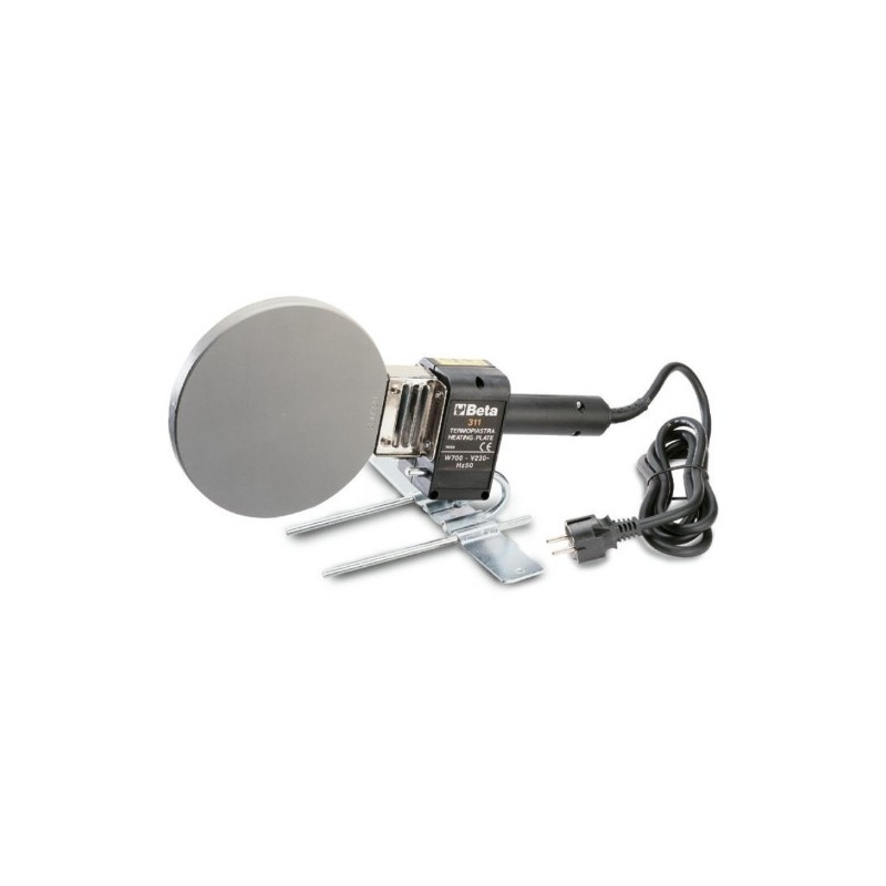 311/2 Termoplaca para soldadura manual recta e inclinada de tubos de plástico PE
