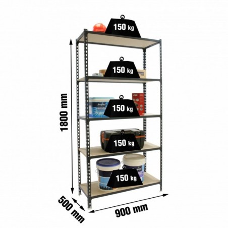 MADERCLICK 5/500 ANTRACITA/MADERA