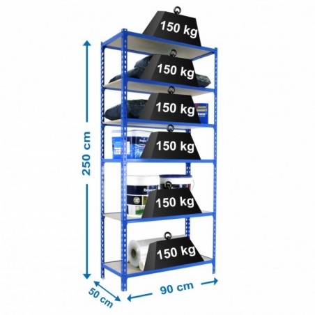 MADERCLICK 6/500 AZUL/MADERA