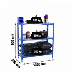 MADERCLICK MEGAPLUS 3/300 900 AZUL/MADERA