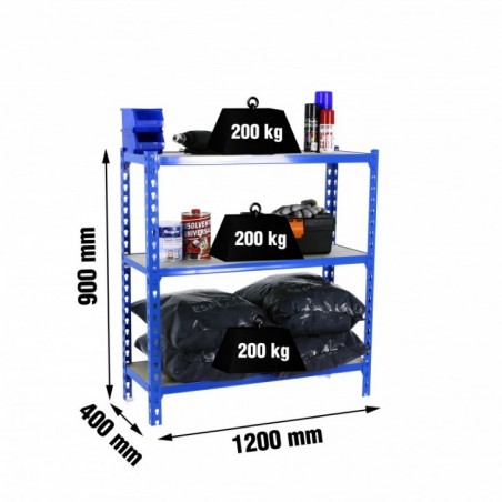MADERCLICK MEGAPLUS 3/400 900 AZUL/MADERA