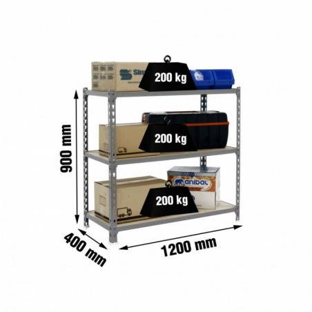 MADERCLICK MEGAPLUS 3/400 900 GRIS/MADERA