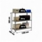 MADERCLICK MEGAPLUS 3/400 900 GRIS/MADERA