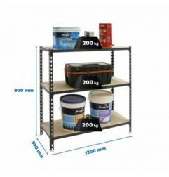 MADERCLICK MEGAPLUS 3/500 900 ANTRACITA/MADERA
