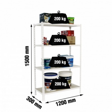 MADERCLICK MEGAPLUS 4/300 1500 BLANCO/MADERA