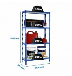 MADERCLICK MEGAPLUS 4/300 1500 GRIS/MADERA