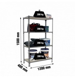 MADERCLICK MEGAPLUS 4/400 1500 GRIS/MADERA