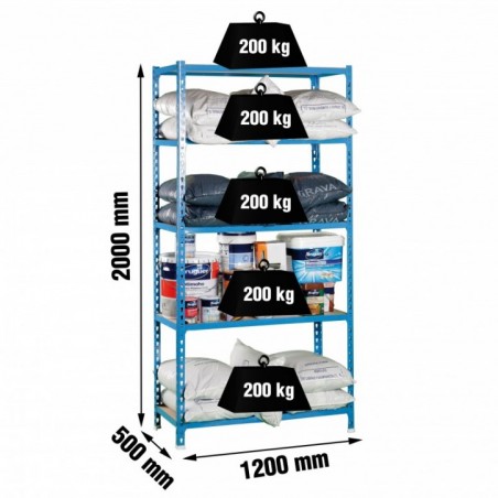 MADERCLICK MEGAPLUS 5/500 AZUL/MADERA