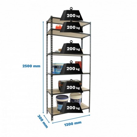 MADERCLICK MEGAPLUS 6/300 2500 ANTRACITA/MAD